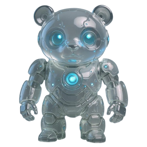 SilicaSoul AI - Crystal Robot Logo